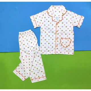 Pyjamas áo tay ngắn quần dài hello b&b cho bé gái 8-30kg
