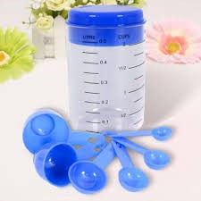 Bộ thìa đong + Cốc đong 7 món