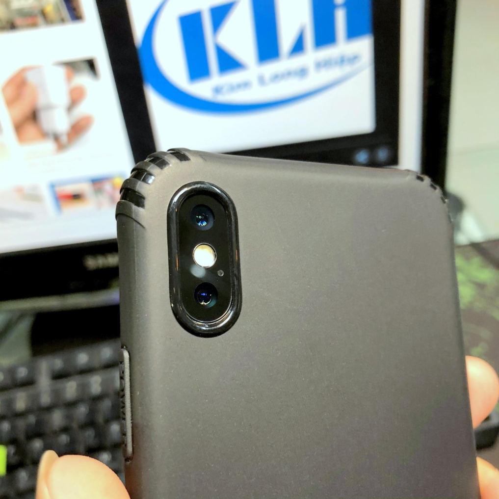 Ốp lưng chống sock iphon silicone đen KST cao cấp chống va đập, cầm không trơn tay - KLH shop