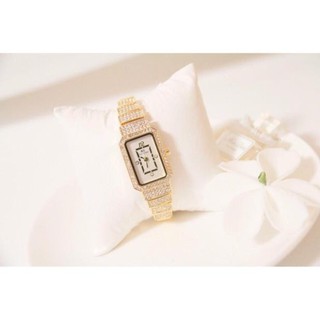 Đồng hồ nữ Bee Sister 1138 chính hãng mặt chữ nhật đính đá