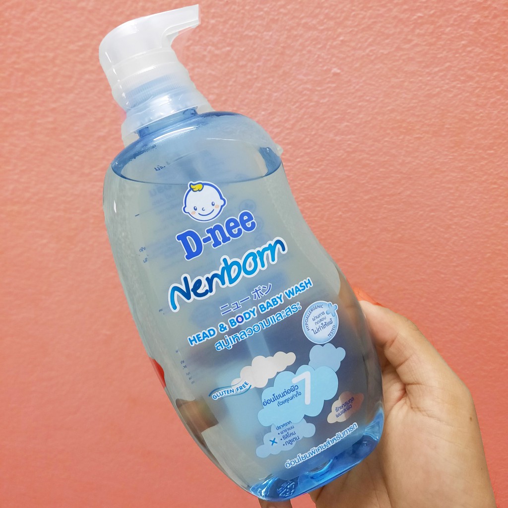 Sữa tắm kiêm dầu gội cho bé 2 trong 1 D-nee hàng Thái Lan loại 380ml