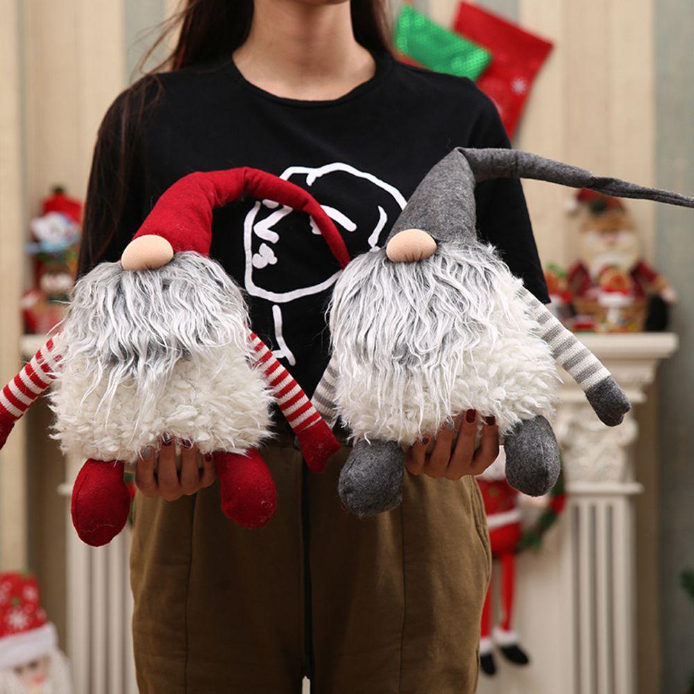 MUVAKO Ông Già Noel Nhồi Bông Dễ Thương Trang Trí Giáng Sinh