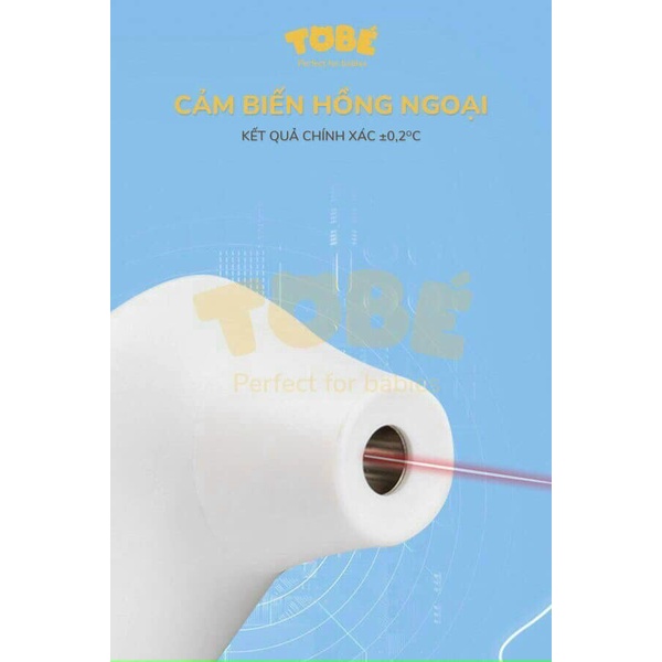 Nhiệt kế hồng ngoại TOBE đo chính xác, dễ dàng, tiện lợi