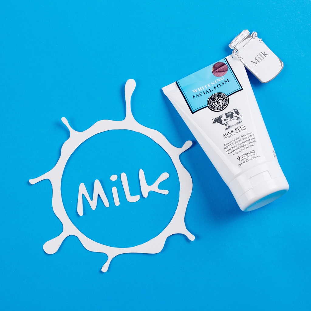 Sữa Rửa Mặt Scentio Milk Plus Whitening 100ml