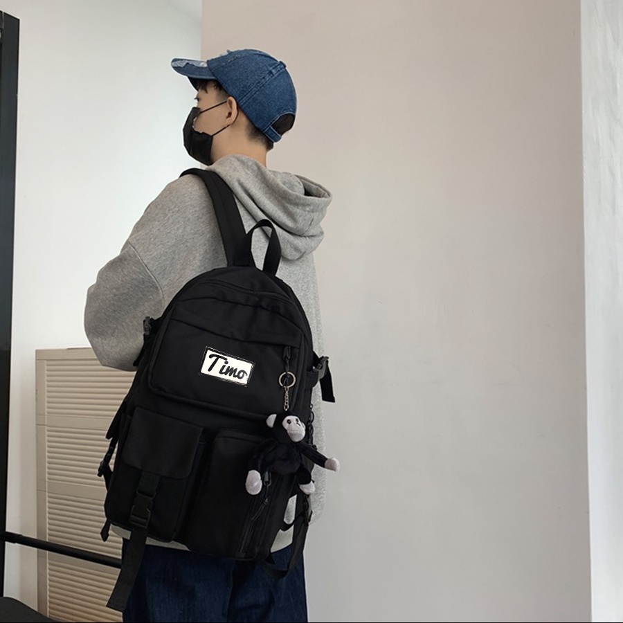 Balo nam Balo đi học nữ phong cách ulzang đẹp cá tính nhiều ngăn đựng laptop đi chơi  ULZ025