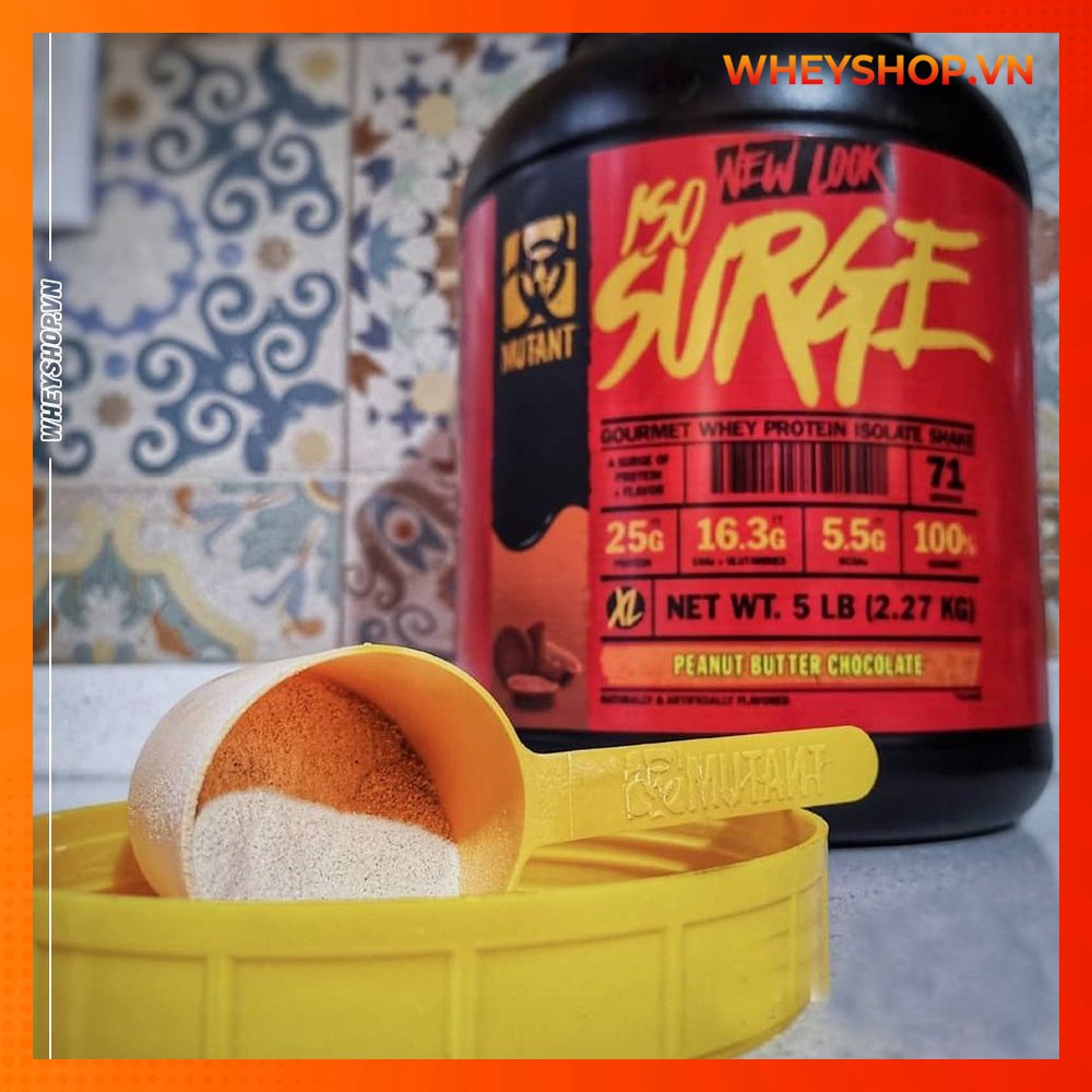 Sữa dinh dưỡng tăng cơ Mutant ISO Surge 5Lbs  - WHEYSHOP
