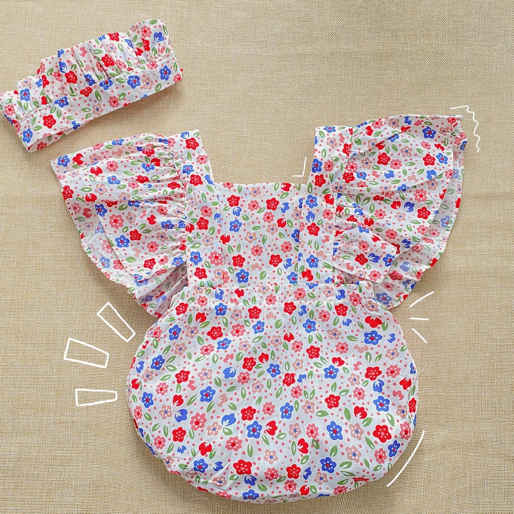 Set body cánh tiên kèm băng đô bé gái 5 tháng - 3 tuổi MINTSCLOSET Mint's Closet - BS6025