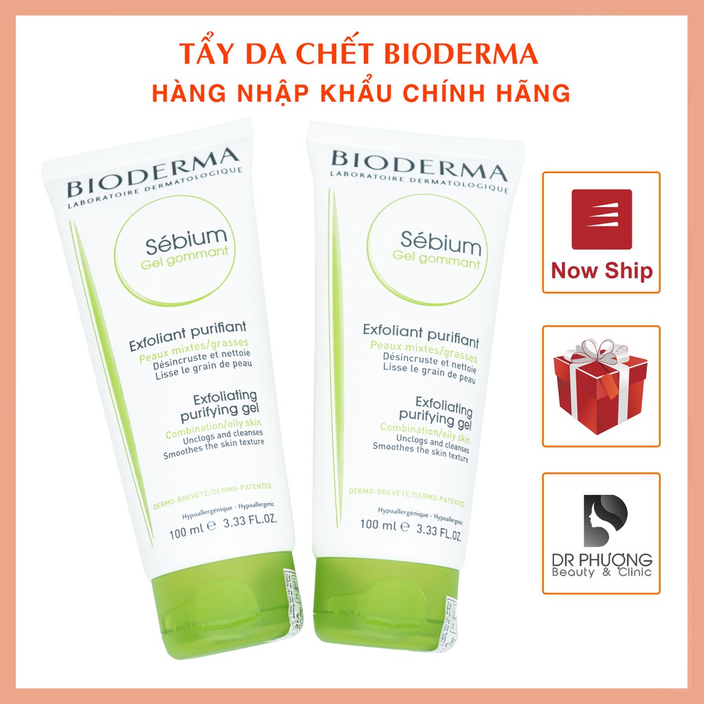 [CHÍNH HÃNG] Tẩy da chết Bioderma sebium Gel Gommant