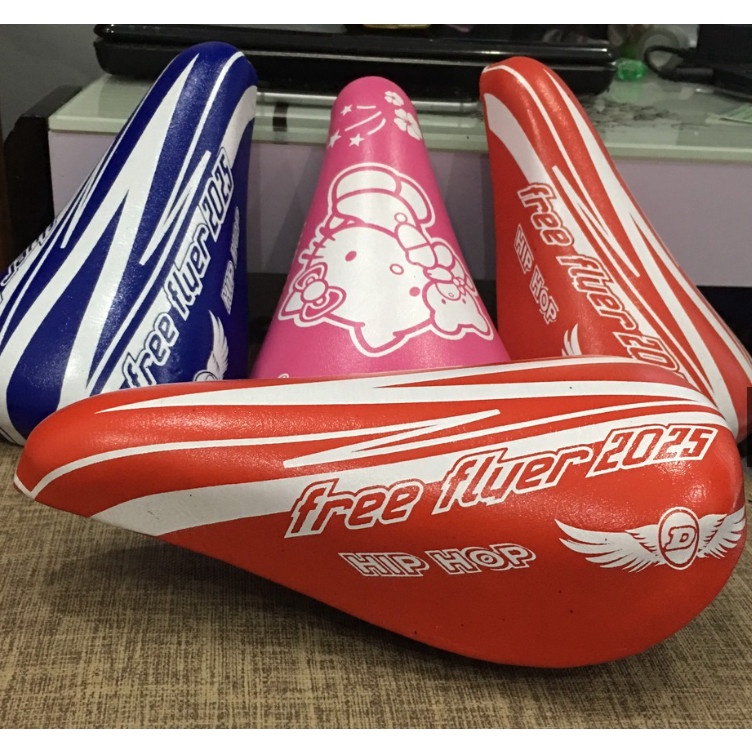 Yên xe đạp trẻ em loại đẹp hoạ tiết dễ thương