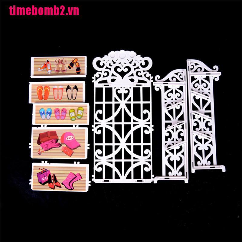 Tủ Giày Mini Trang Trí Cho Búp Bê