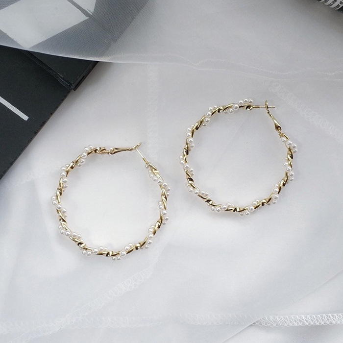 Khuyên Tai Nữ Hình Tròn Thời Trang Hàn Quốc 2022