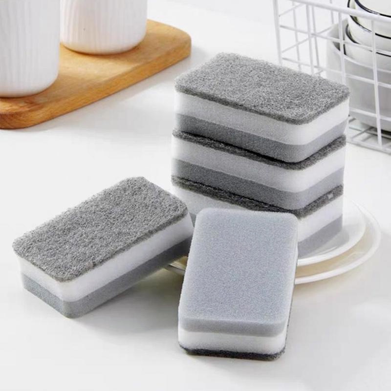 Miếng xốp rửa chén hai mặt siêu bền tiện dụng cho nhà bếp