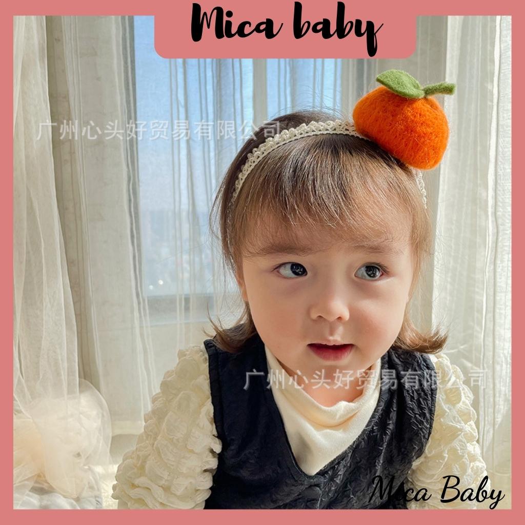 Băng đô turban hình hoa quả đáng yêu cho bé Mica baby BD35