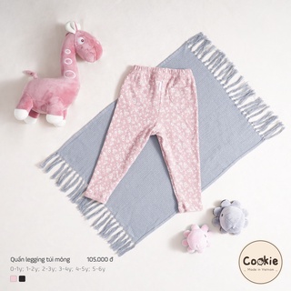 Quần legging túi sau cookie