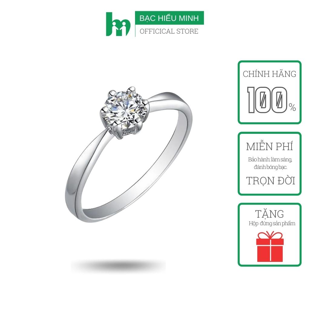 Nhẫn Nữ Bạc Hiểu Minh NU288 Bảo Hành Vĩnh Viễn