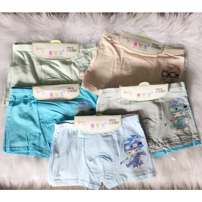 Combo 2 quần sịp đùi cho bé trai 17-25kg