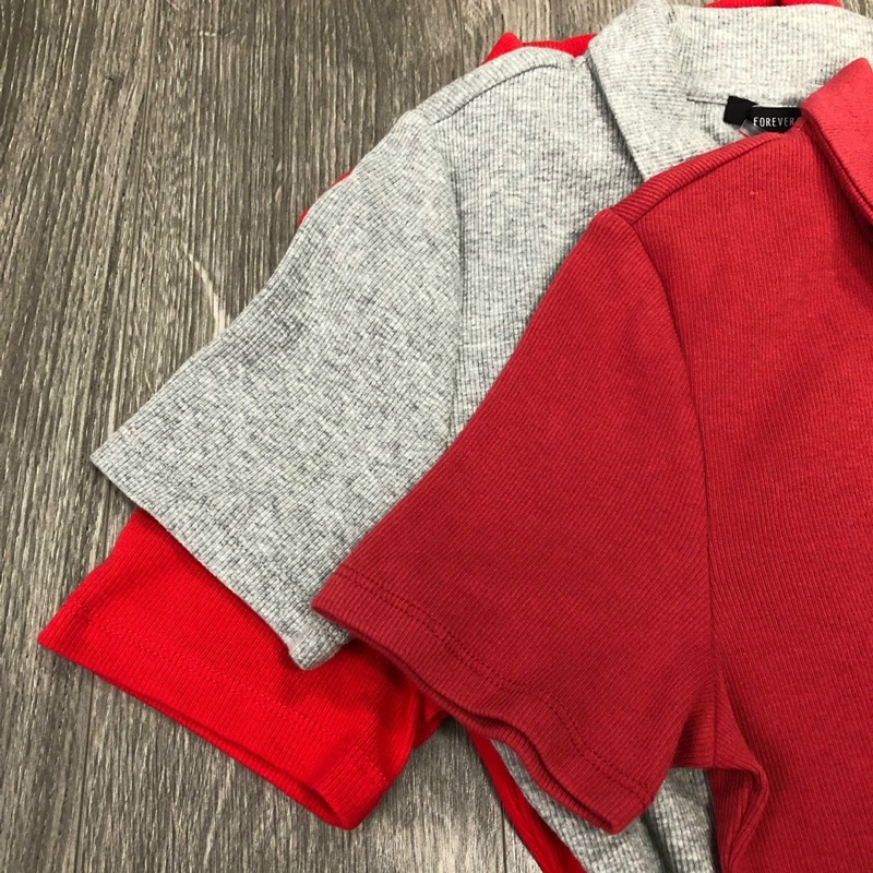 Áo thun Cropped Polo Shirt F21 VNXK