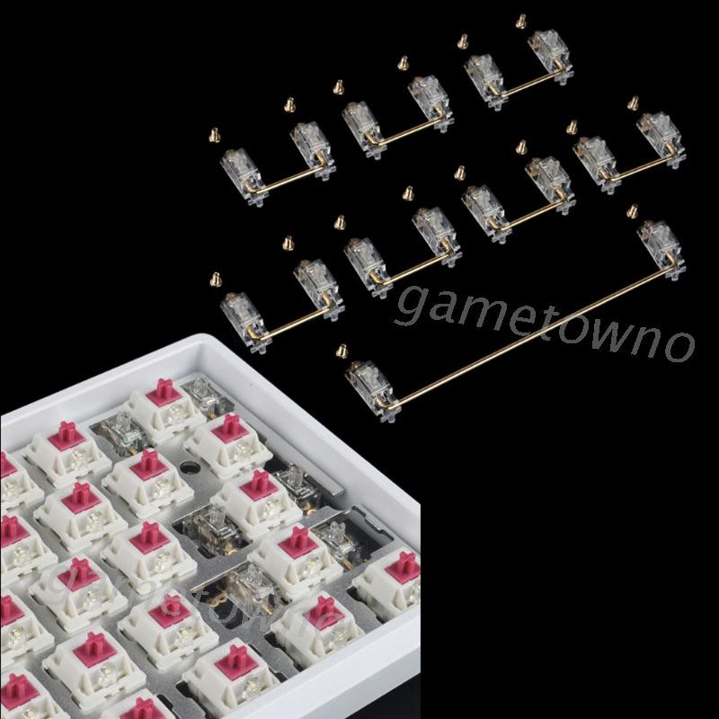 Tấm ổn định trục vít Pcb mạ vàng Wili 6.25u bàn phím cơ