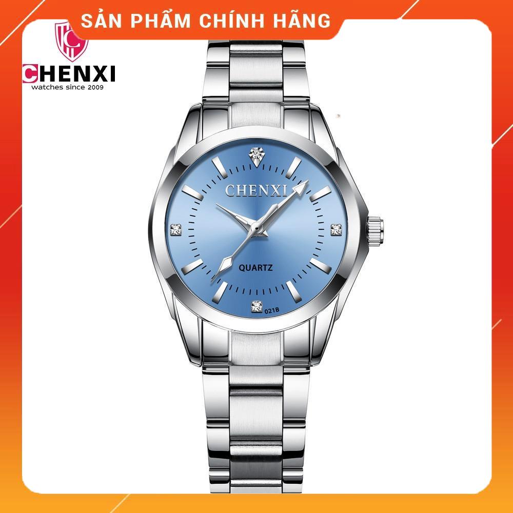 Đồng Hồ Nữ CHENXI Giá Rẻ Dây Kim Loại Cao Cấp Mặt Đồng Hồ Đính Đá Đẹp,Chống thấm nước,Bảo hành 12