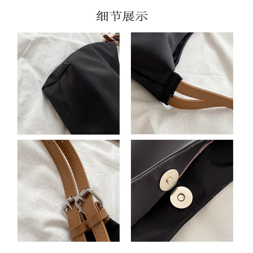 2020 New Japanese Hantotte Package Female Hundred Big Capacity Portable Oxford Cloth College Students Simple Shoulder Ba