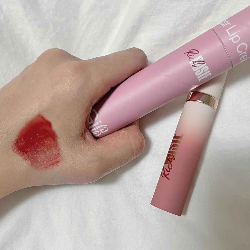 (Vỏ hộp tròn) Son Gilaa Long Wear Lip Cream Rich Rosie Collection (5g)