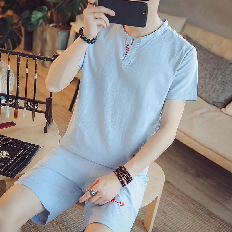 [FLASH SALE] Mừng tuần lễ mua sẵm, Sale cực sốc, Sale về gốc. Hàng CHẤT ĐŨI THÁI, thoải mái vô cùng TCA Bộ ngắn thêu cổ | BigBuy360 - bigbuy360.vn