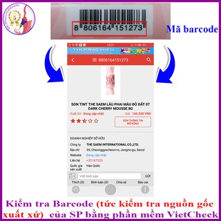 Son kẹo the saem saemmul mousse candy tint