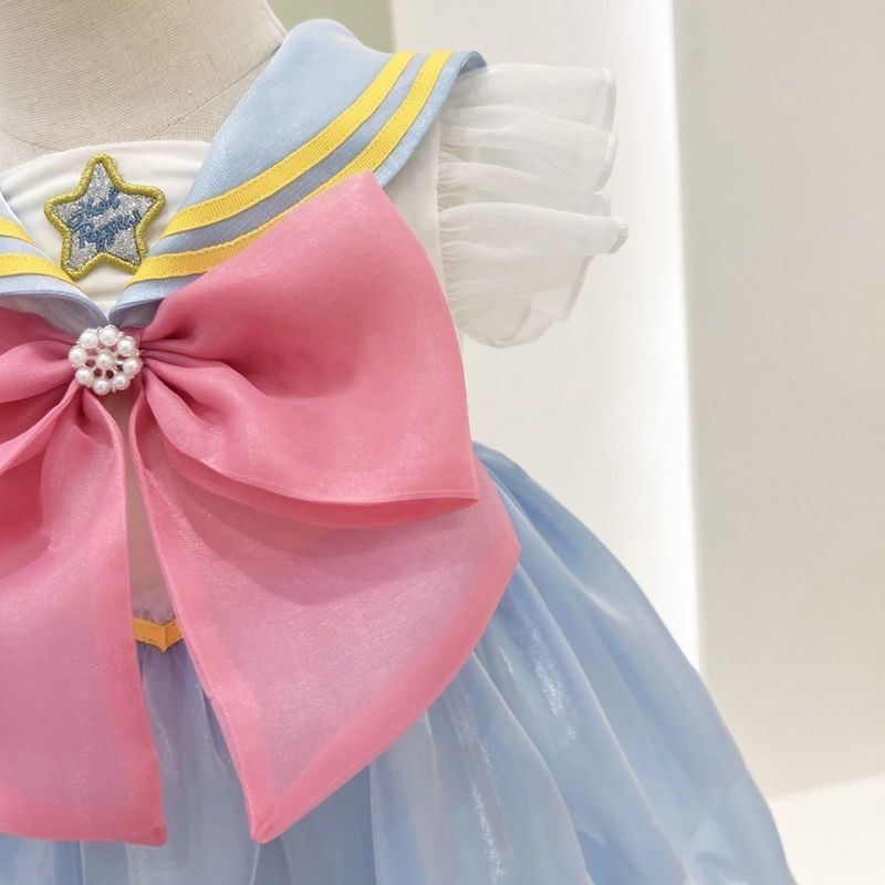 Đầm Công Chúa Phong Cách Lolita Mùa Hè Kiểu Mới Cho Bé Gái 3-12 Tuổi