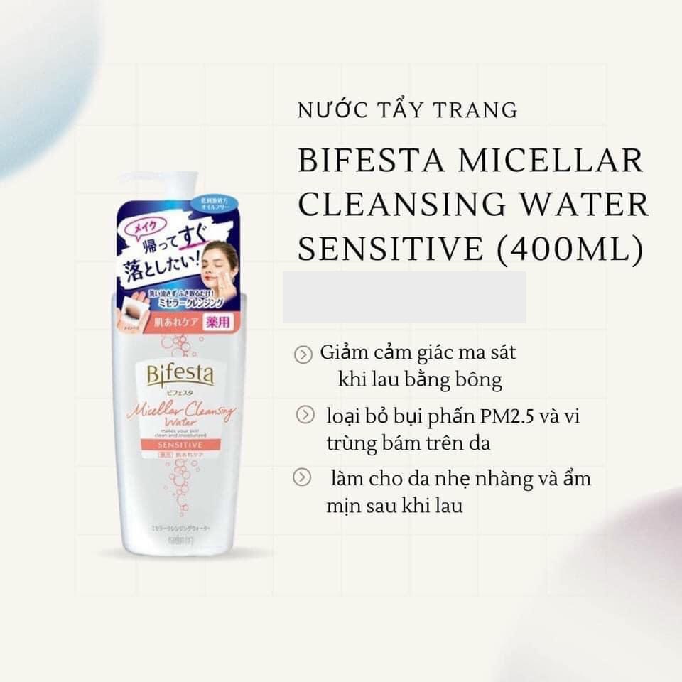 Nước Tẩy Trang Bifesta Cleansing Lotion 400ml mẫu mới 2021