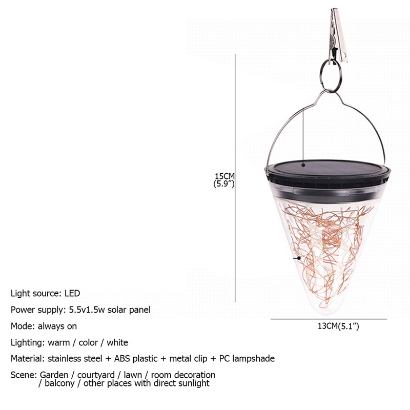 Đèn LED Năng Lượng Mặt Trời Chống Thấm Nước Trang Trí Sân Vườn