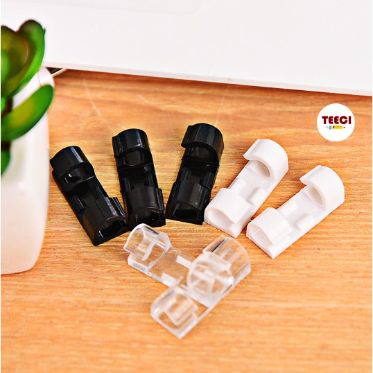 &lt;Video Review&gt; Bộ 20 Nút Đai Silicon Bọc Giữ Nứt Đứt Gãy Bảo Vệ Dây Điện Cáp Sạc Nẹp Cố Định Dây Điện Luồn Dây Điện U171