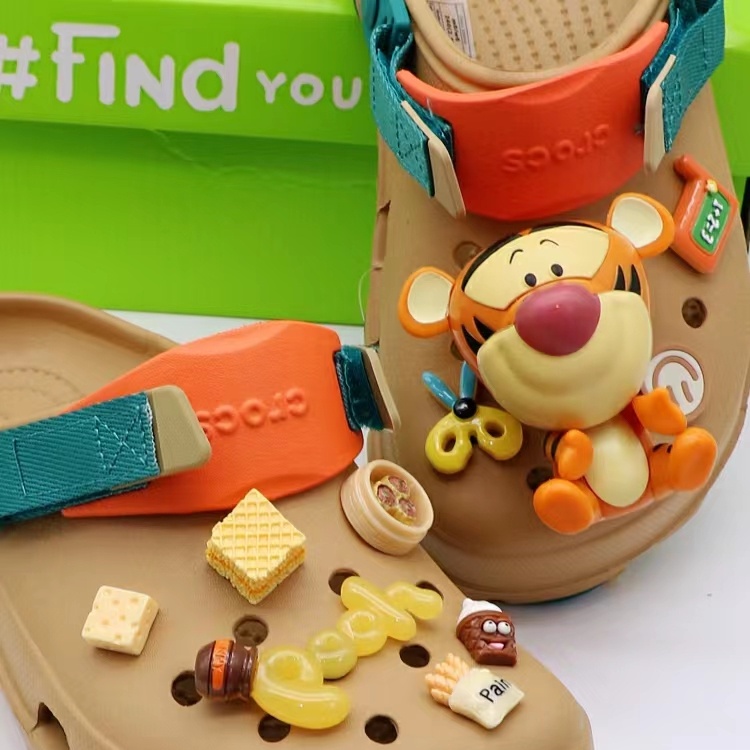 Phụ Kiện Trang Trí Giày Crocs jibbitz charms 3D diy Hình Chú Mèo Hoạt Hình