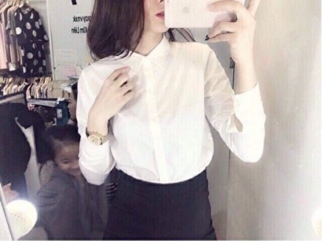 Áo sơ mi trắng U loại 1