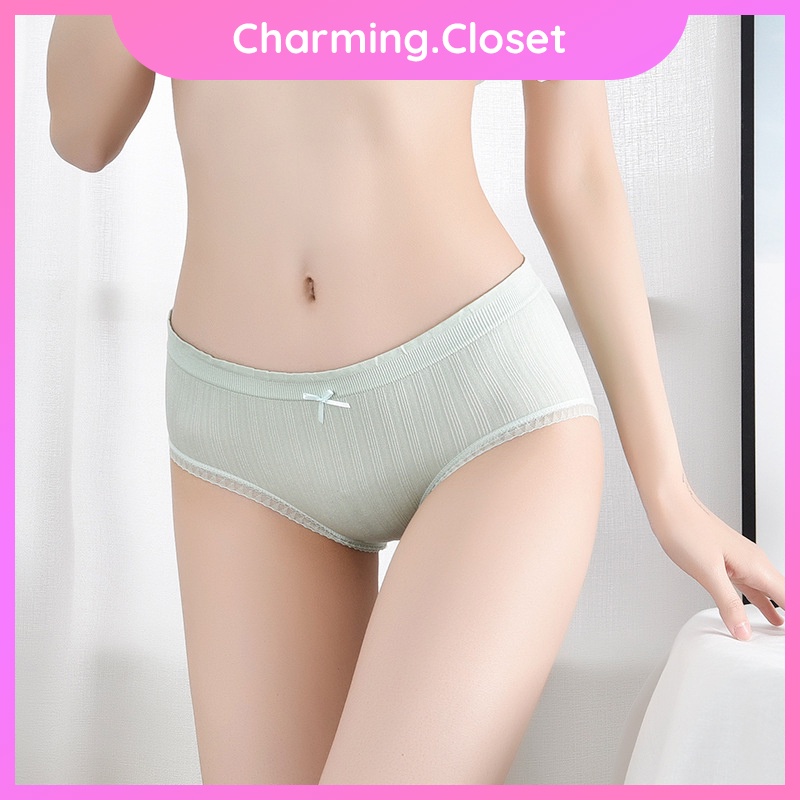 Quần Lót Nữ Cotton Dệt Kim Loại 1 Mềm Mại Thông Hơi, Quần Chip Nữ Nâng Mông Kháng Khuẩn | BigBuy360 - bigbuy360.vn