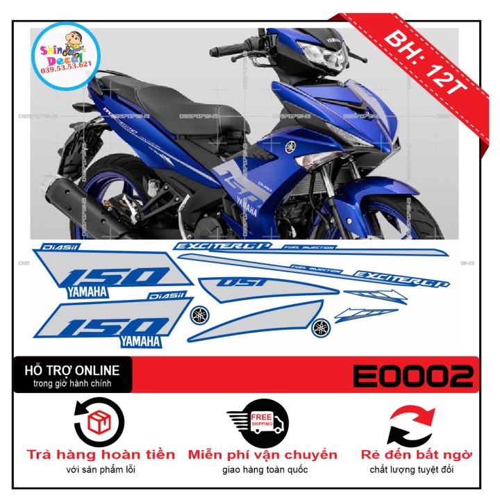 TEM XE EXCITER 150 2020 -- SHIN DECAL 2