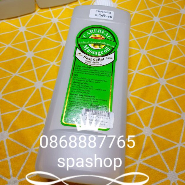 Dầu massage hương sả chanh dùng trong spa thẫm mỹ viện