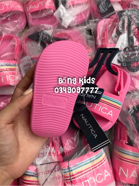 Dép Bé Gái Cầu Vồng Pink