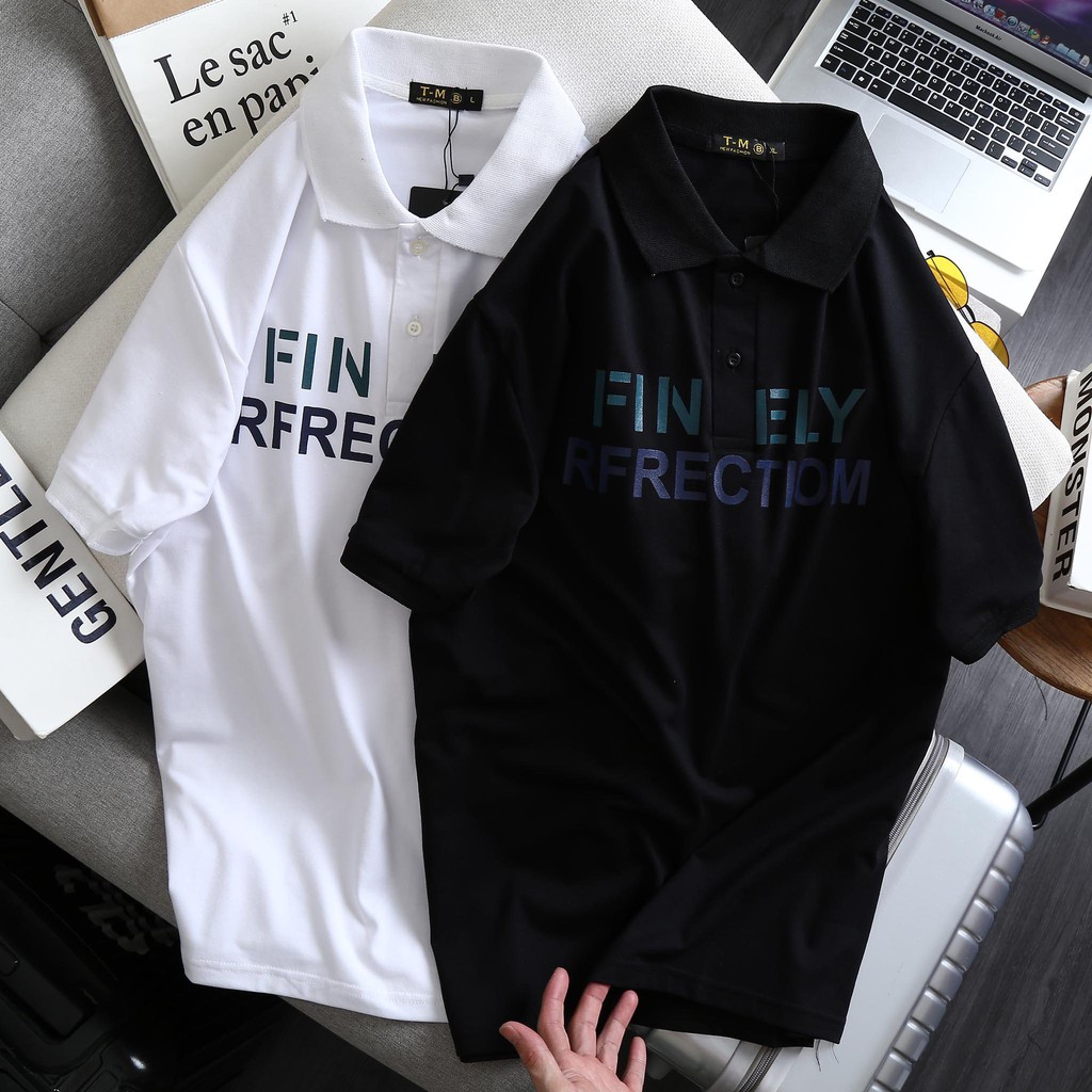 Áo Polo Nam Tay Ngắn, Áo Thun Nam Cổ Bẻ OBOKFASHION, Phong Cách Thời Trang Cao Cấp Màu Đen - Trắng ACB01 | BigBuy360 - bigbuy360.vn
