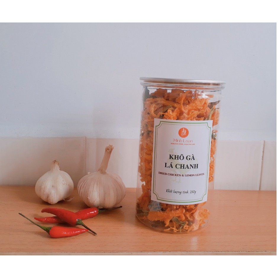 Khô gà lá chanh không cay mềm loại ngon (250g) - MinhLoanfarm | BigBuy360 - bigbuy360.vn