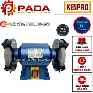 Máy mài 2 đá rubi hp-125d-công suất 120w 1/4 hp-động cơ 100% dây đồng-bảo hành 6 tháng