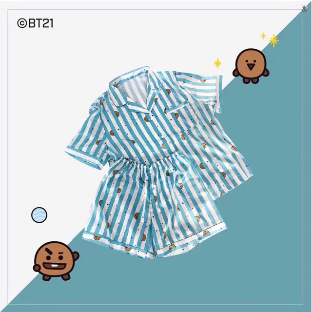 Pijama ngắn BT21 ( ORDER 20 NGÀY )