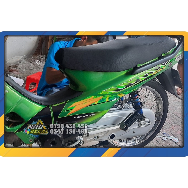 Tem rời kiểu Thái wave S 110 Xe đỏ / Xanh / Bạc