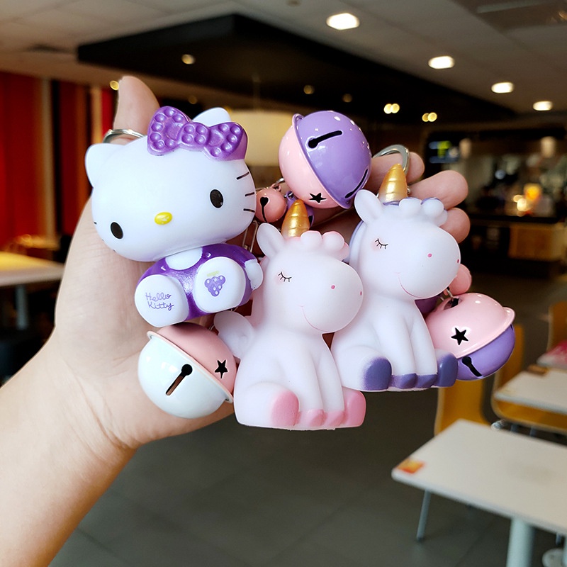 Móc Khóa Hình Kỳ Lân Hoạt Hình Đáng Yêu