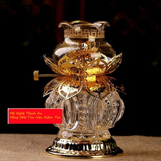 Đèn trưng bàn thờ phú quý hợp kim size lớn PQL01-Một chiếc