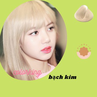Thuốc nhuộm tóc màu bạch kim | cần tẩy tóc colorking