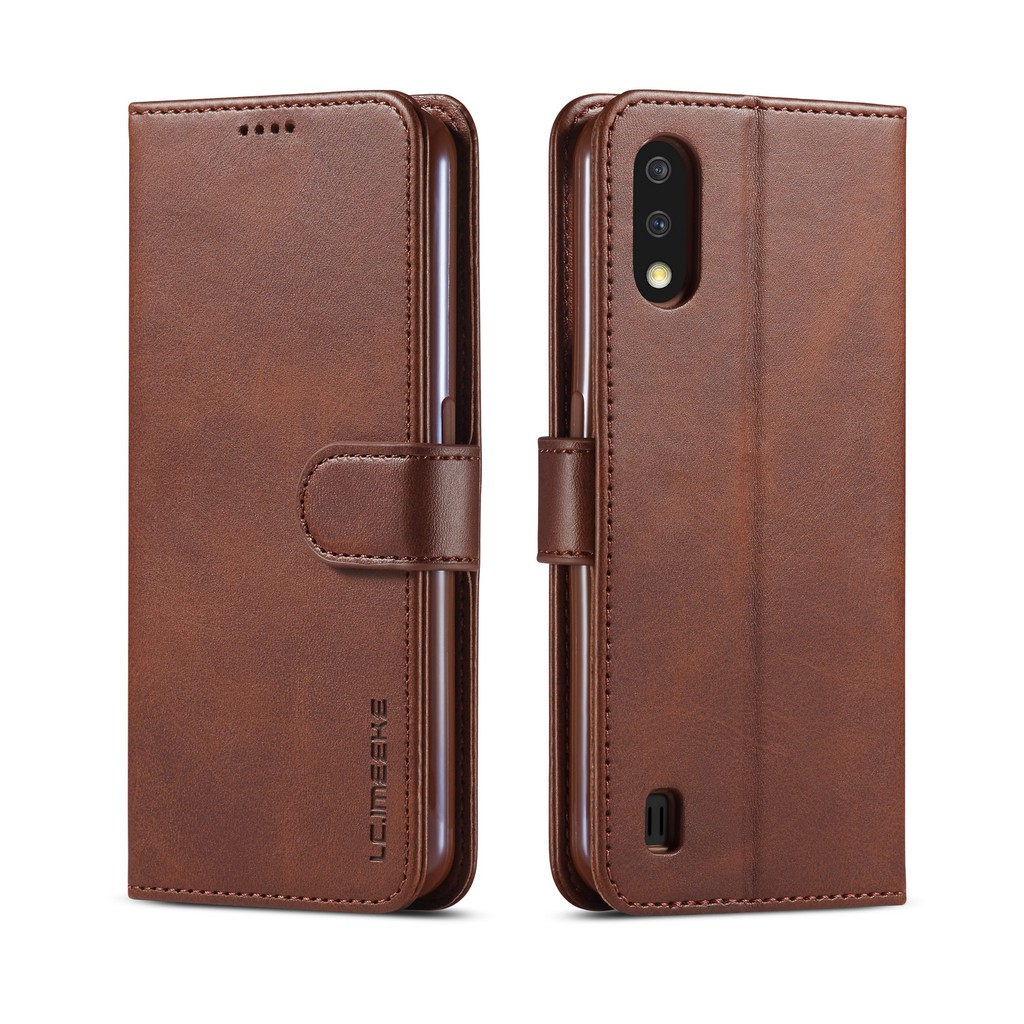 SAMSUNG GALAXY A01 Leather phone cover case casing LC