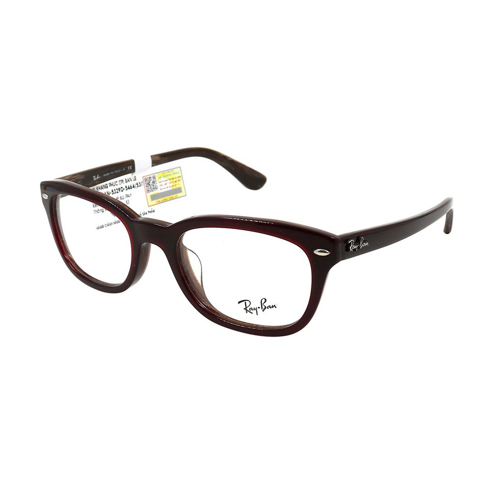(Hàng chính hãng) Gọng kính nam nữ Rayban RB5329D (53-21-145) màu sắc thời trang, thiết kế dễ đeo bảo vệ mắt