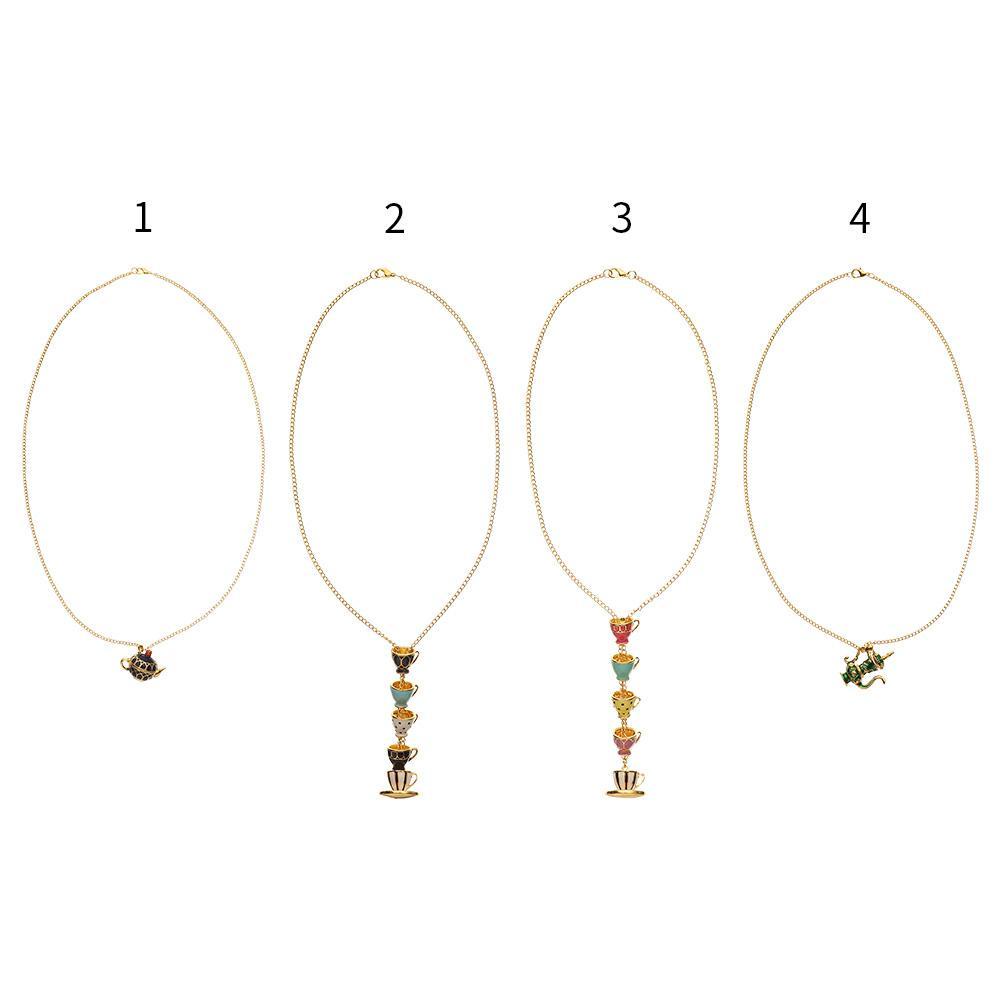 Vòng cổ Hợp Kim Dáng Dài Hình Ly Trà Sữa Độc Đáo Thời Trang