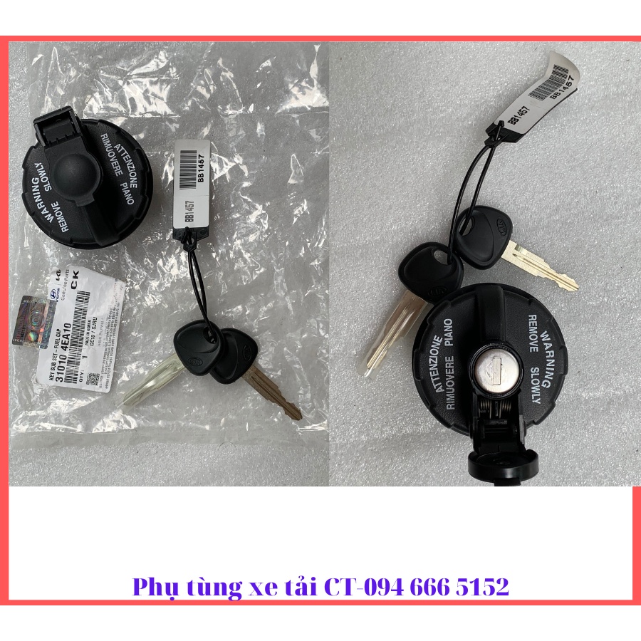 Nắp bình dầu xe tải KIA:K200/K250/Bongo3-Hàng Mobis chính hãng No:31010 4EA10