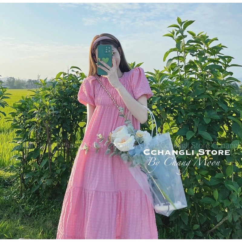 Đầm BABYDOLL xốp tay bồng